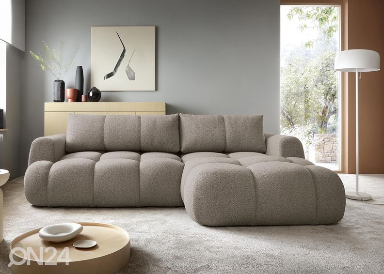 Угловой диван-кровать Miina с ящиком для белья увеличить