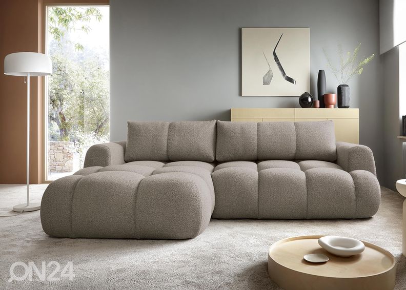 Угловой диван-кровать Miina с ящиком для белья увеличить