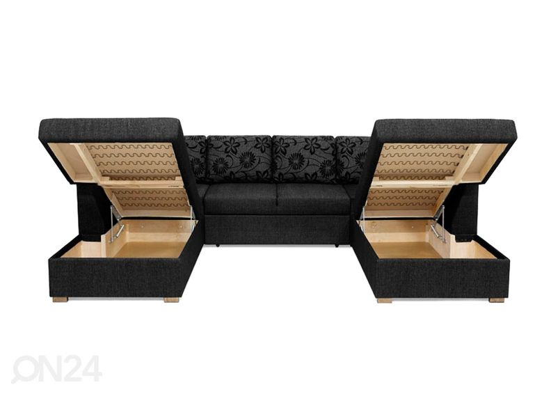 Угловой диван-кровать Silver XL с двумя ящиками увеличить