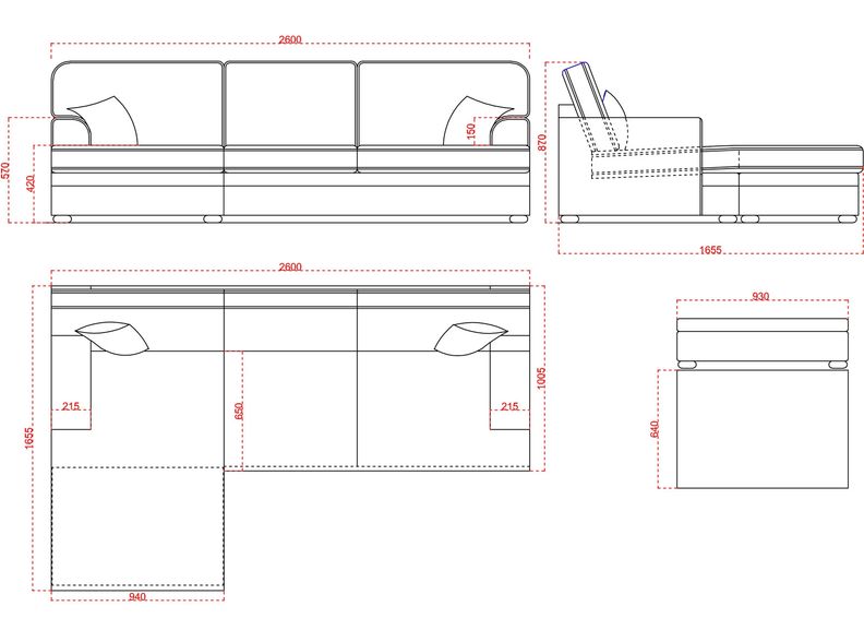 Угловой диван Alabama увеличить