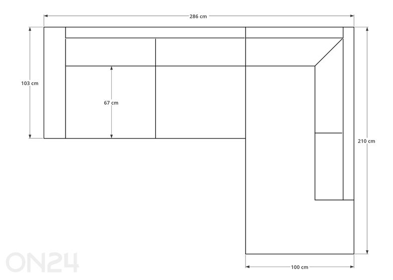 Угловой диван Atto Collection Daily увеличить