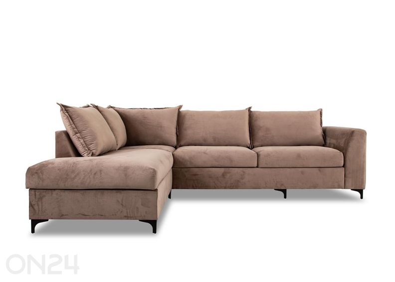 Угловой диван Chilux левый, светло-коричневый увеличить