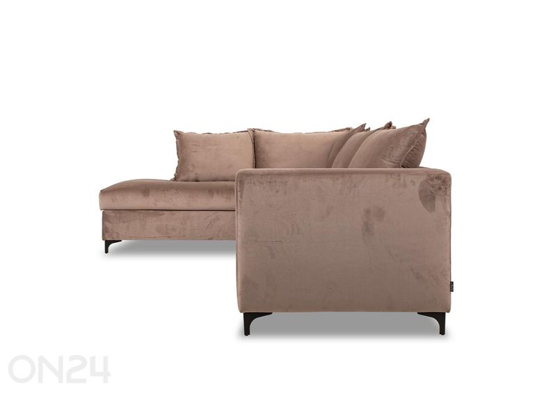 Угловой диван Chilux левый, светло-коричневый увеличить