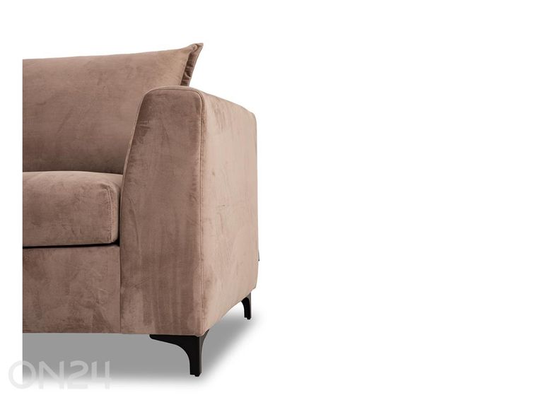 Угловой диван Chilux левый, светло-коричневый увеличить