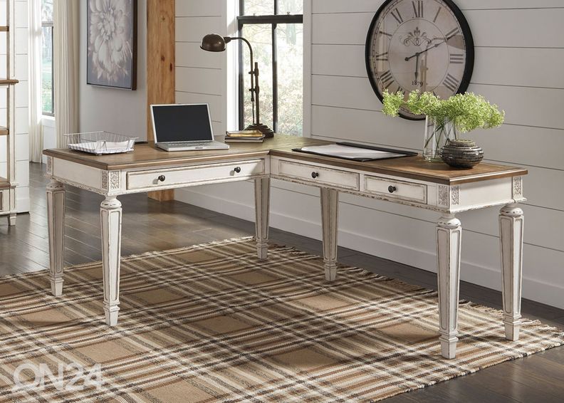 Угловой рабочий стол увеличить