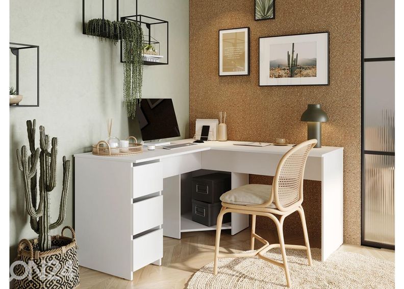 Угловой рабочий стол увеличить