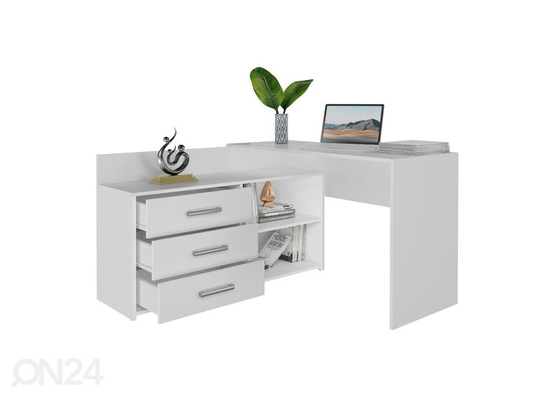 Угловой рабочий стол увеличить