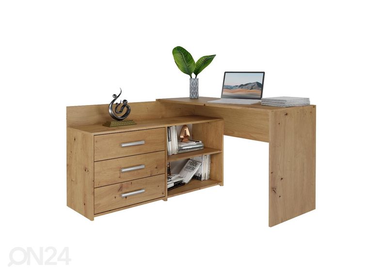 Угловой рабочий стол увеличить