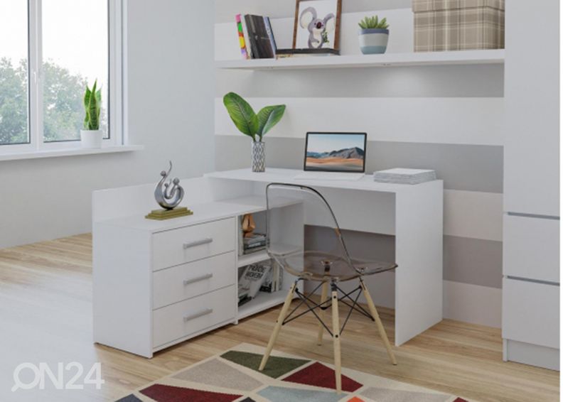 Угловой рабочий стол увеличить