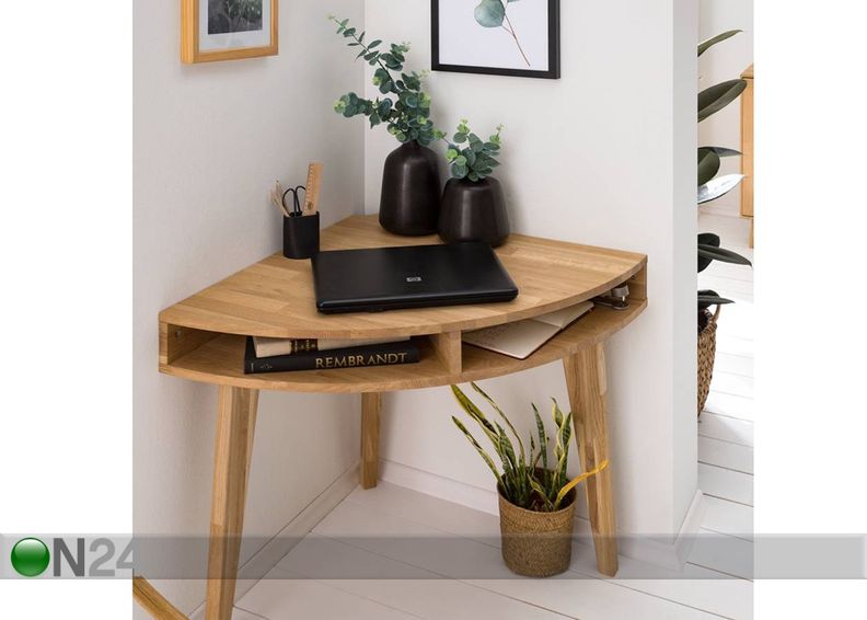 Угловой стол из массива дуба Scan увеличить