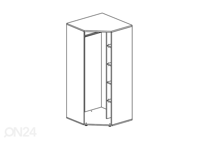 Угловой шкаф Timo 4 увеличить
