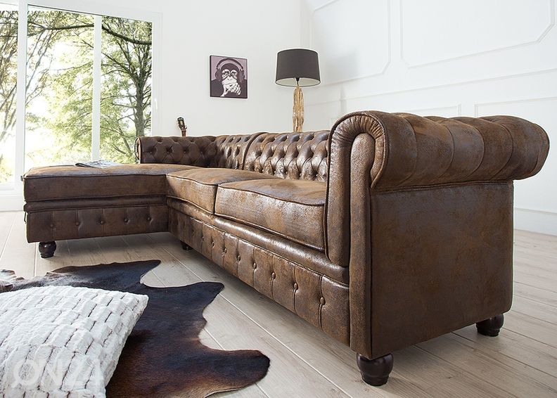 Углово диван Chesterfield увеличить