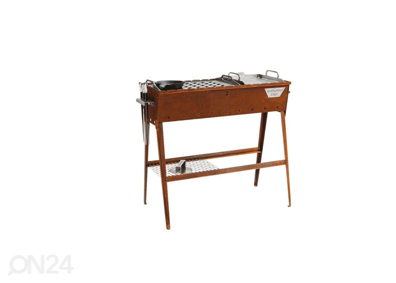 Угольный гриль из стали Cor-Ten GrillSymbol Naked Chef увеличить