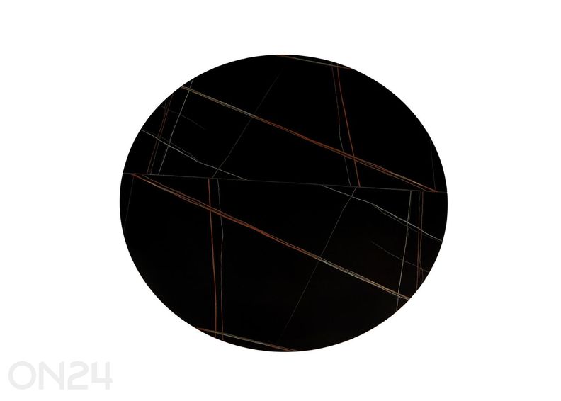 Удлиняющийся обеденный стол Ø120 см увеличить