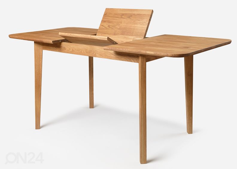 Удлиняющийся обеденный стол из дуба Frans 1P 120-160x80 cm увеличить