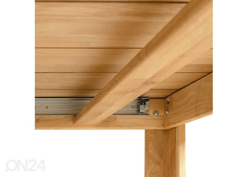 Удлиняющийся обеденный стол из дуба Liina 140-200x90 cm увеличить