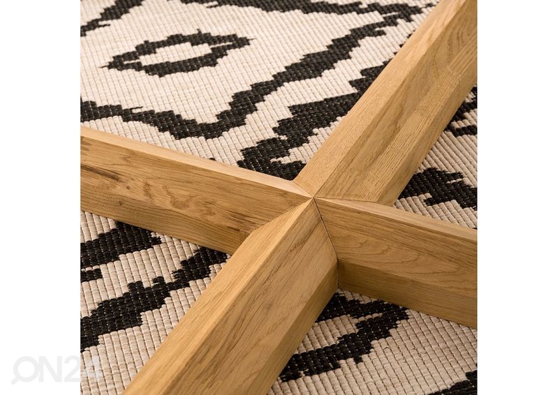 Удлиняющийся обеденный стол из дуба Merbi 110/150x110 cm увеличить