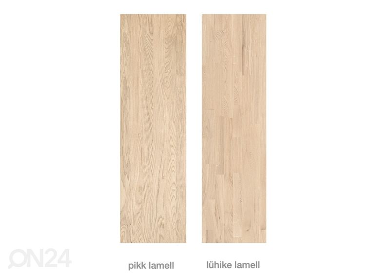 Удлиняющийся обеденный стол из дуба Merbi 120/160x120 cm, белое масло увеличить