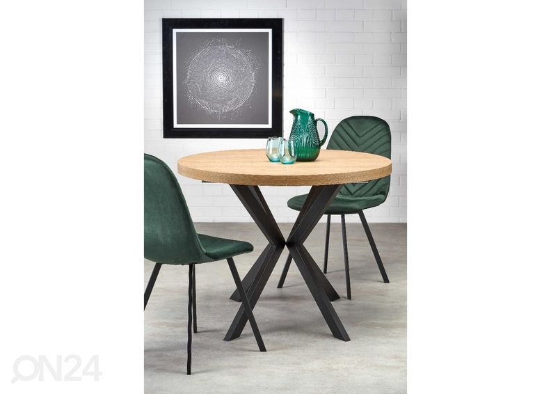 Удлиняющийся обеденный стол 100/250x100 cm увеличить