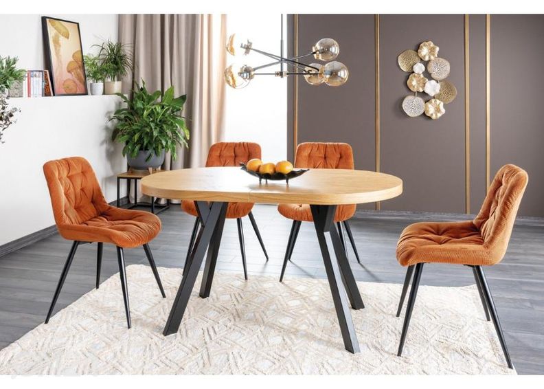 Удлиняющийся обеденный стол 100-250x100 cm увеличить