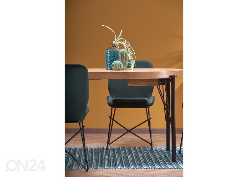 Удлиняющийся обеденный стол 100/300x100 cm увеличить