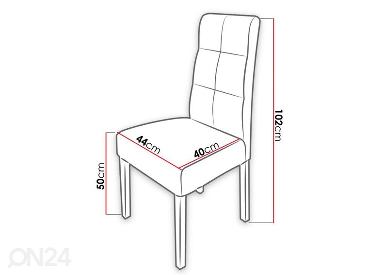 Удлиняющийся обеденный стол 100x100-250 cm + 4 стула увеличить