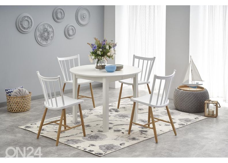 Удлиняющийся обеденный стол 102/142x102 cm увеличить