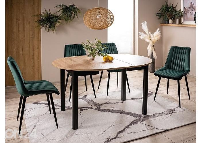 Удлиняющийся обеденный стол 102-144x102 cm увеличить