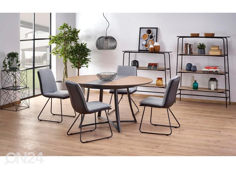 Удлиняющийся обеденный стол 118/148x118 cm увеличить