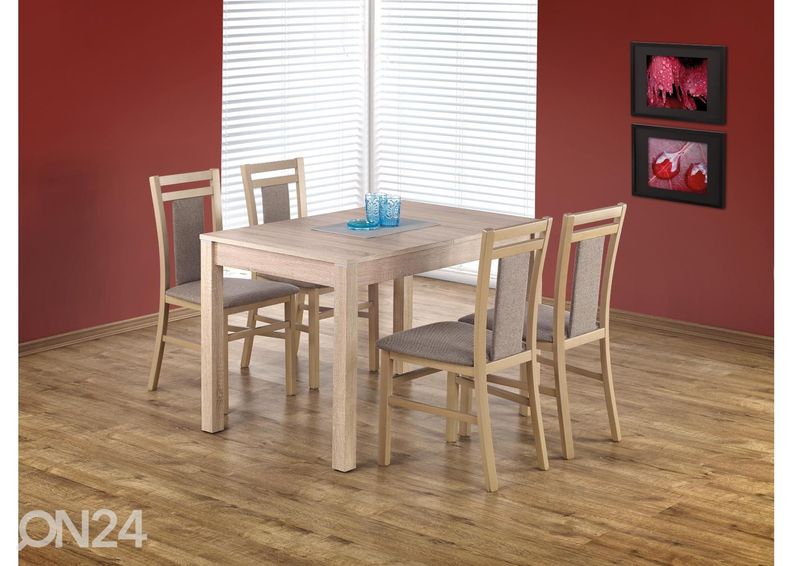 Удлиняющийся обеденный стол 118/158x75 cm увеличить