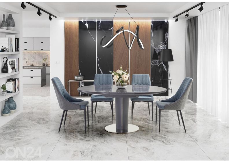 Удлиняющийся обеденный стол 120/160x120 cm увеличить