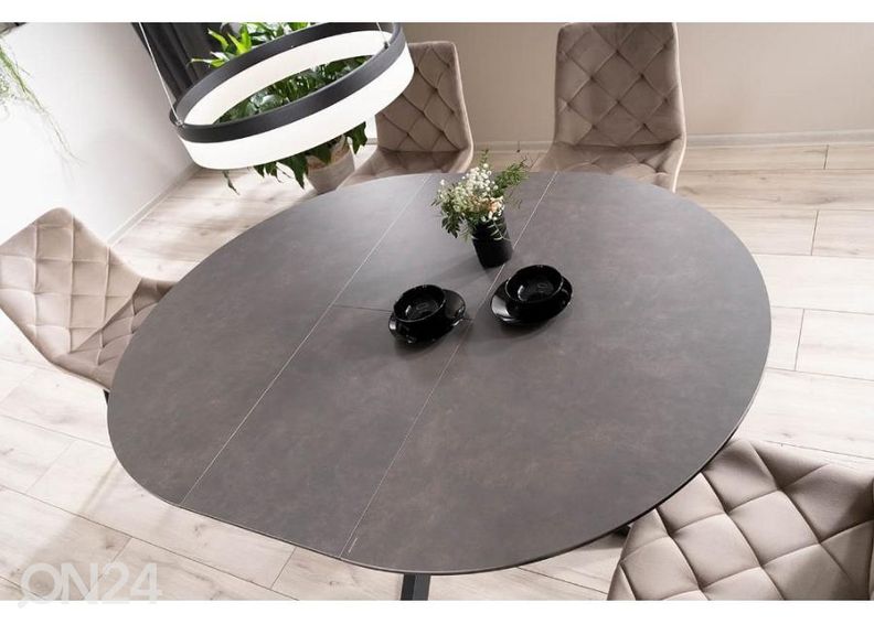 Удлиняющийся обеденный стол 120-160x120 cm увеличить