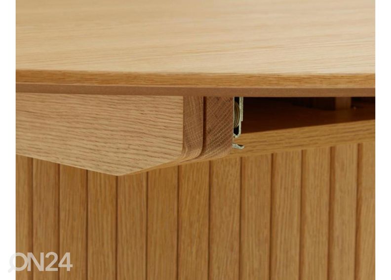 Удлиняющийся обеденный стол 120/167 см увеличить