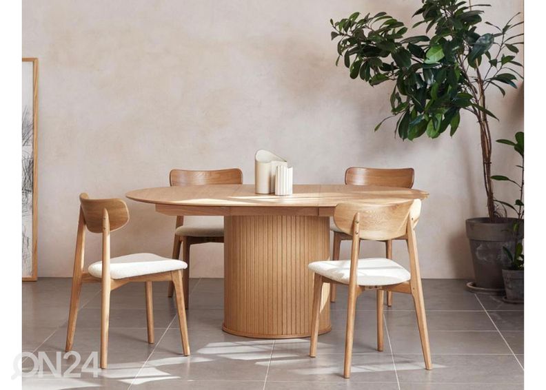 Удлиняющийся обеденный стол 120/167 см увеличить