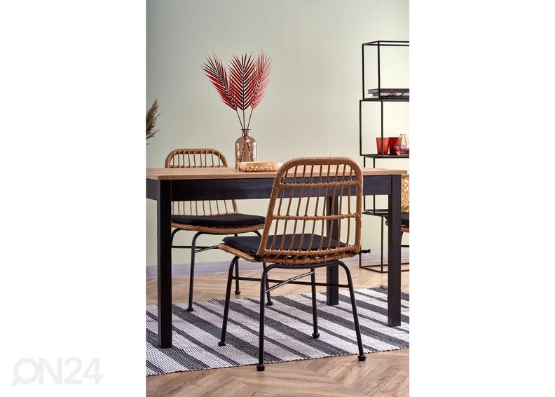 Удлиняющийся обеденный стол 124/168x74 cm увеличить