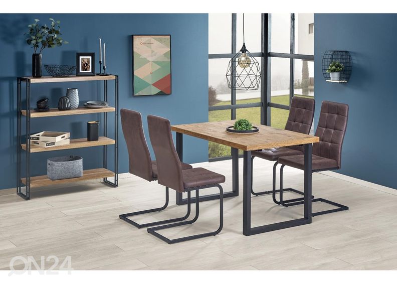 Удлиняющийся обеденный стол 126/206x80 cm увеличить