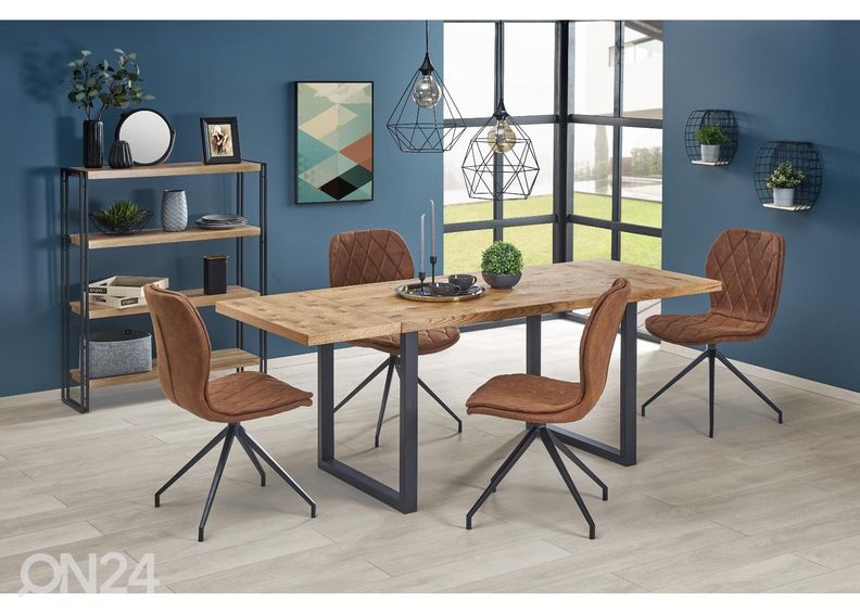 Удлиняющийся обеденный стол 126/206x80 cm увеличить