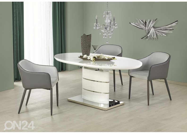 Удлиняющийся обеденный стол 140/180x90 cm увеличить