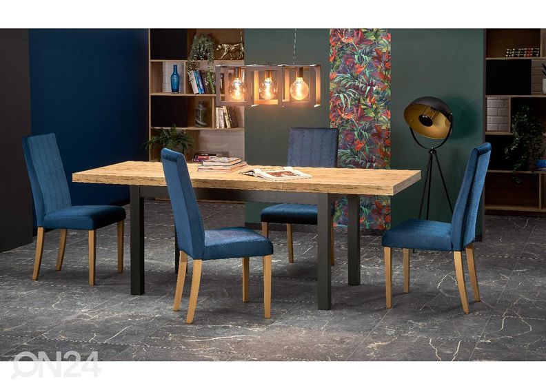 Удлиняющийся обеденный стол 140/220x80 cm увеличить