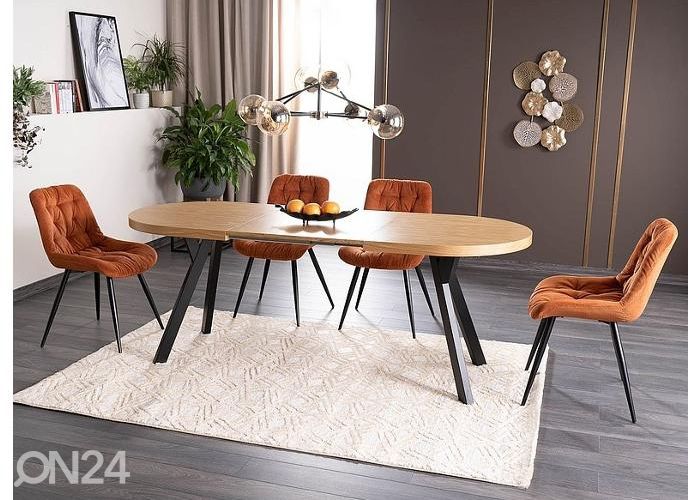 Удлиняющийся обеденный стол 140-272x80 cm увеличить