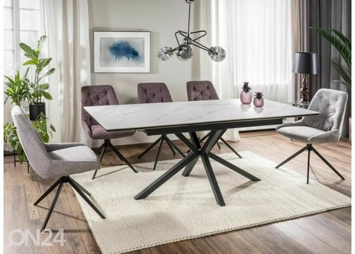 Удлиняющийся обеденный стол 160/200x90 см увеличить