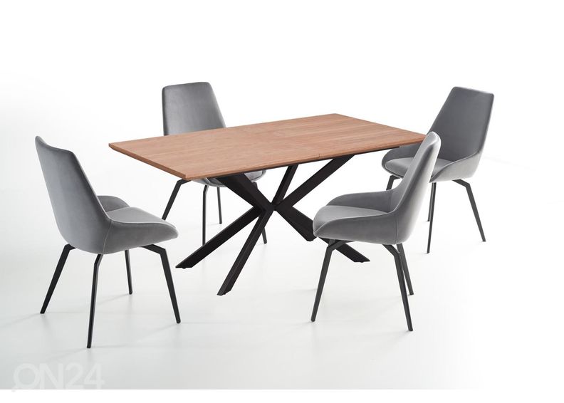 Удлиняющийся обеденный стол 160/200x90 cm увеличить