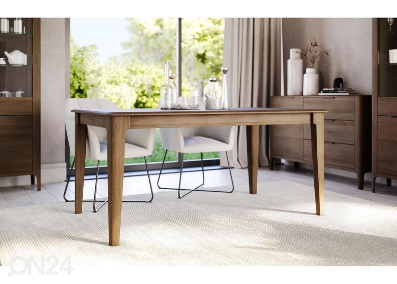 Удлиняющийся обеденный стол 160-205-250x90 см увеличить