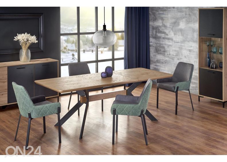 Удлиняющийся обеденный стол 160/220x90 cm увеличить