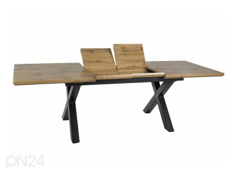 Удлиняющийся обеденный стол 160/240x90 см увеличить