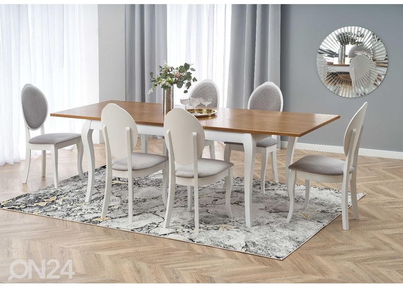 Удлиняющийся обеденный стол 160/240x90 cm увеличить