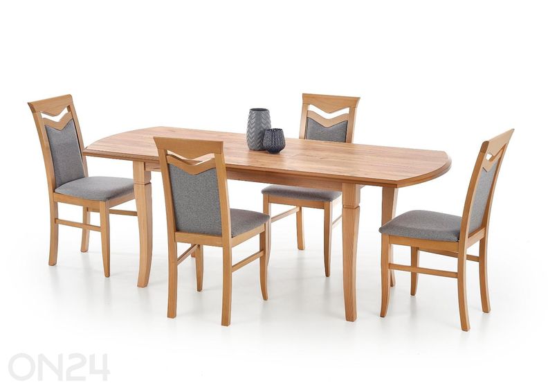 Удлиняющийся обеденный стол 160/240x90 cm увеличить