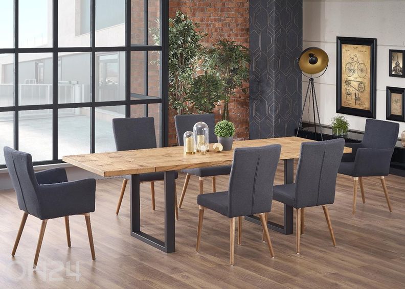 Удлиняющийся обеденный стол 160/250x90 cm увеличить