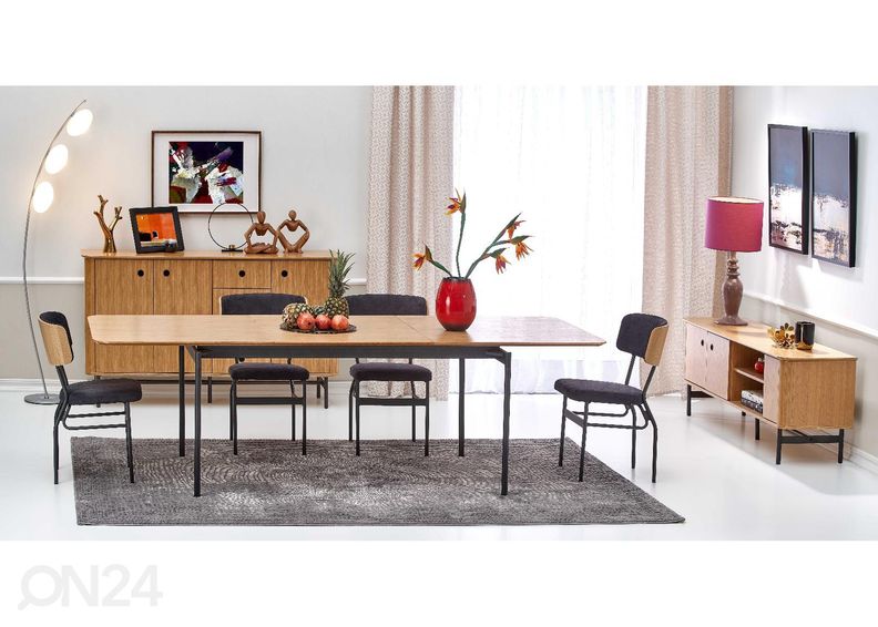 Удлиняющийся обеденный стол 170/250x100 cm увеличить