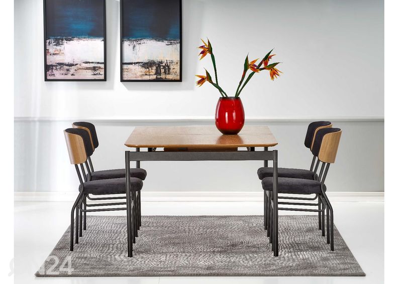 Удлиняющийся обеденный стол 170/250x100 cm увеличить